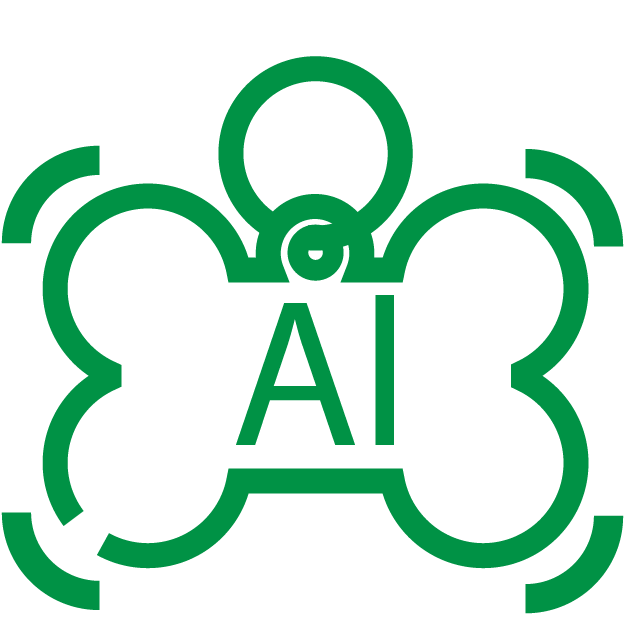 icono verde de placa de aluminio