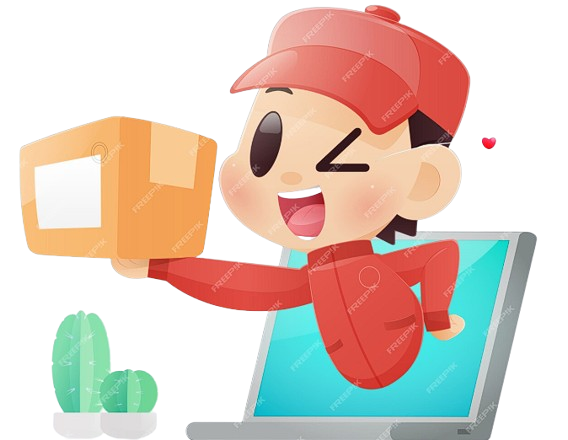 Persona entregando pedido