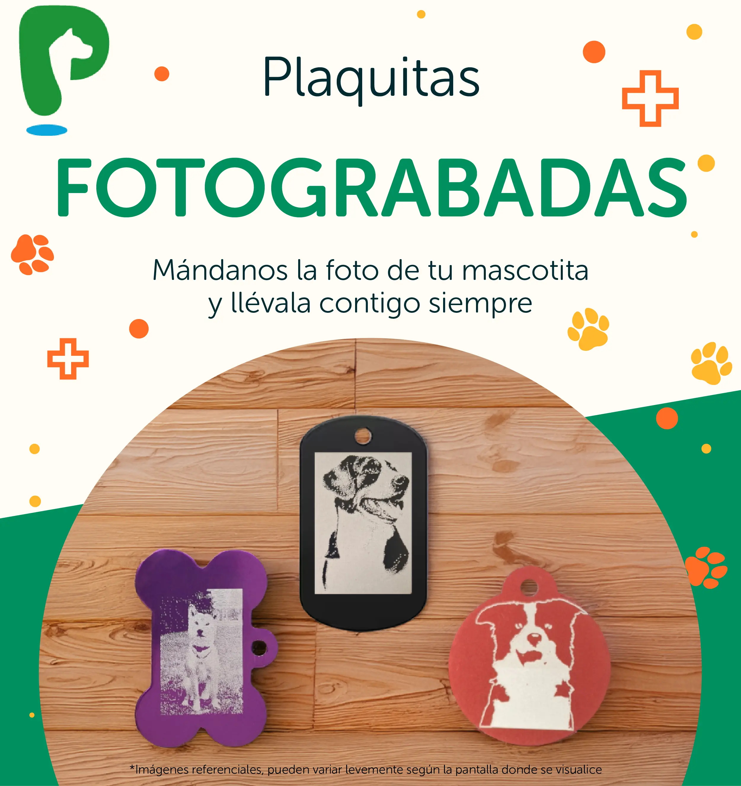 Imagen promocional del producto de Plaquitas fotograbadas