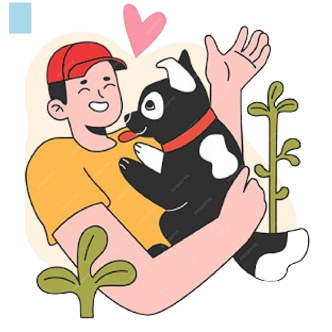 Perrito regresando con su dueño